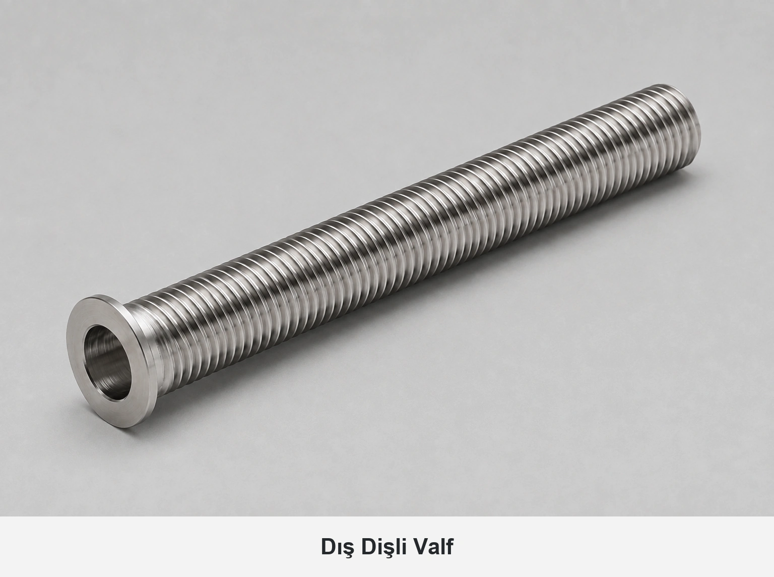Valve external thread