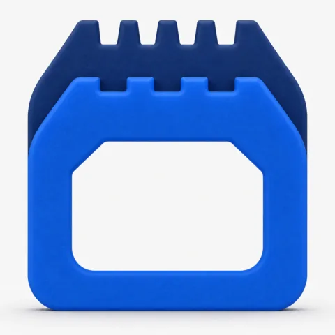 Castellated inflatable silicone seal profile
